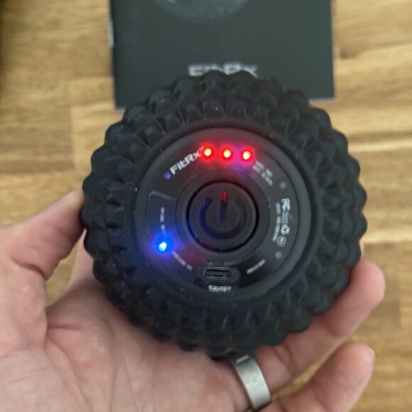 FitRx VibraRoller, Vibrating Massage Roller, Quiet & Powerful, 3 levels Pulse - Picture 6 of 11